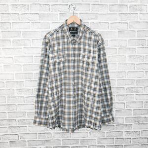 Barbour Men's Button Down Eastwick Shirt Multi color plaid cotton size Large reg